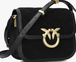 zwarte pinko schoudertas love box baf