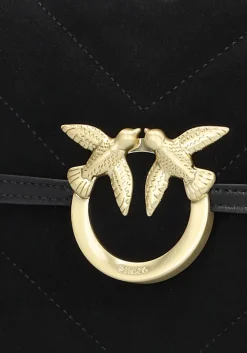 zwarte pinko schoudertas love box baf