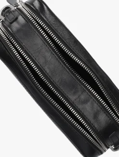 zwarte pinko schoudertas carrie camera bag