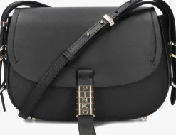zwarte pinko schoudertas saddle mini