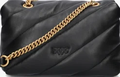 zwarte pinko schoudertas love puff mini