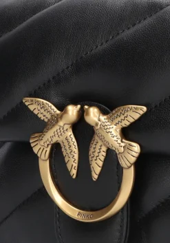 zwarte pinko schoudertas love puff mini