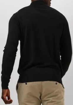 zwarte profuomo trui pullover mock