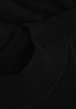 zwarte profuomo trui pullover mock