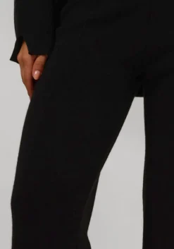 zwarte resort finest pantalon knitted pants