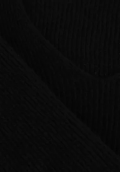 zwarte resort finest trui v-neck rib knit