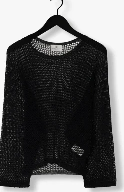 zwarte resort finest trui crochet sweater