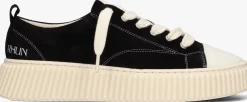 zwarte rhun lage sneakers 2020 treble