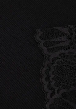 zwarte rosemunde top beatha capsleeve