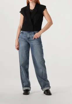 zwarte rosemunde top beatha capsleeve