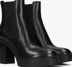 zwarte santoni enkellaarsjes 70512 led