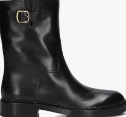 zwarte santoni enkellaarsjes 70562