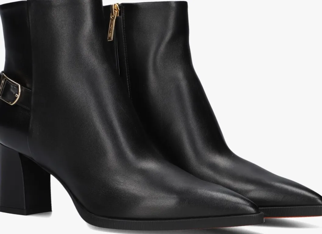 zwarte santoni enkellaarsjes 71846