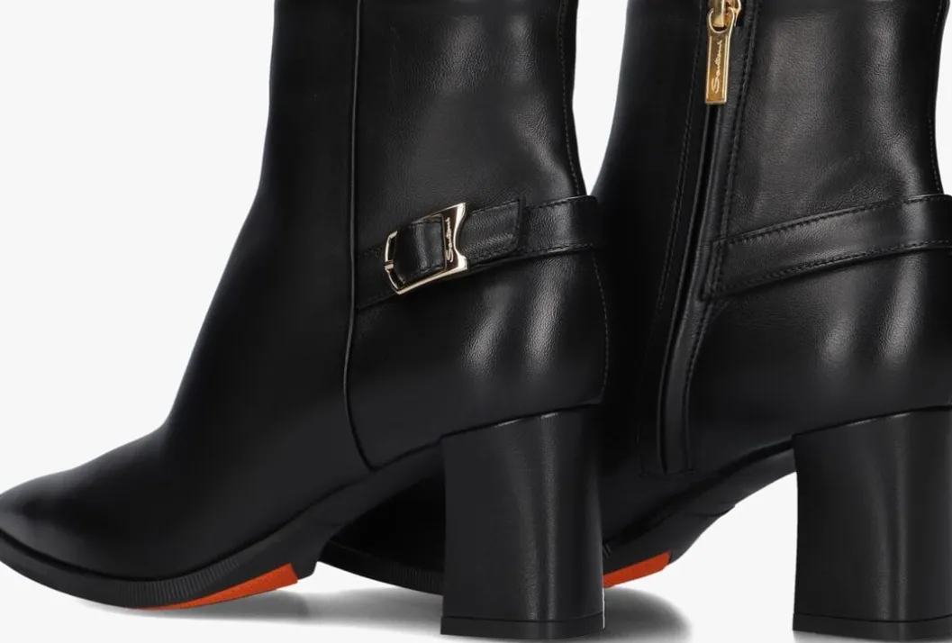 zwarte santoni enkellaarsjes 71846