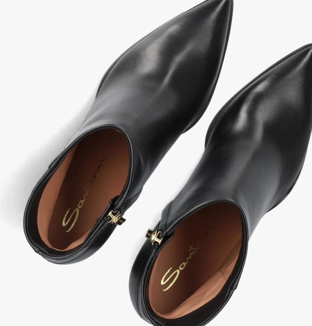 zwarte santoni enkellaarsjes 71846