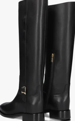 zwarte santoni hoge laarzen led gesp laars