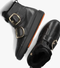 zwarte santoni hoge sneakers wbcd61038neap