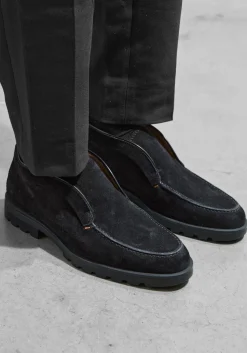 zwarte santoni instappers sue spiegel klep instap gz