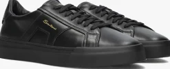 zwarte santoni lage sneakers 21779