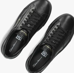 zwarte santoni lage sneakers 21779