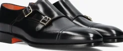 zwarte santoni nette schoenen 19027