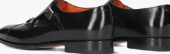 zwarte santoni nette schoenen 19027