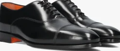 zwarte santoni nette schoenen 18883