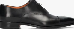 zwarte santoni veterschoenen 15004