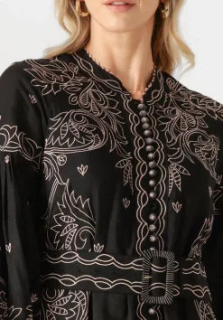 zwarte scarlett poppies mini jurk berite short dress