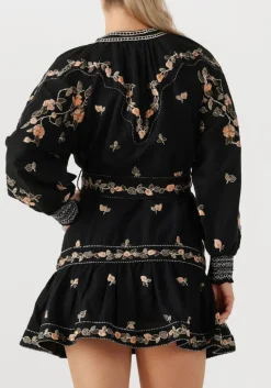 zwarte scarlett poppies mini jurk fiucci short dress