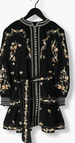 zwarte scarlett poppies mini jurk fiucci short dress