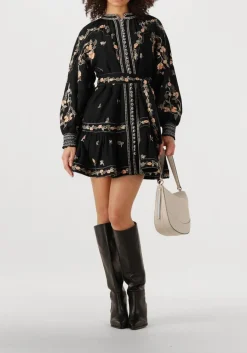 zwarte scarlett poppies mini jurk fiucci short dress