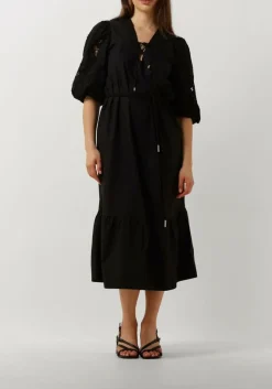 zwarte scarlett poppies midi jurk istanbul