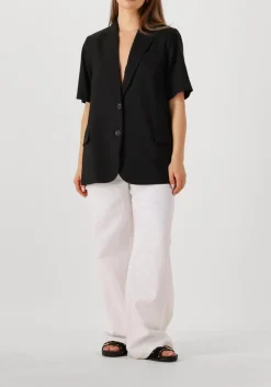 zwarte second female blazer sharo ss blazer