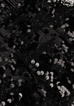 zwarte second female mini jurk flakes dress