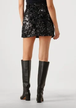 zwarte second female minirok flakes skirt