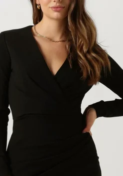 zwarte second female mini jurk kos short dress