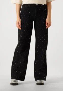 zwarte second female straight leg jeans jayden denim jeans