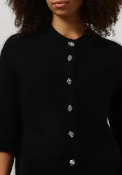 zwarte second female vest andria knit cardigan