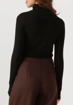 zwarte second female vest matima t-neck tee