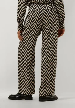 zwarte second female wijde broek ashlen trousers