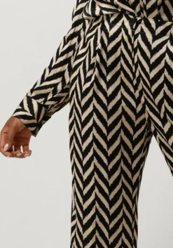 zwarte second female wijde broek ashlen trousers