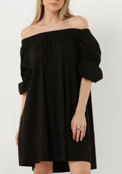 zwarte semicouture mini jurk s4sk26 dress