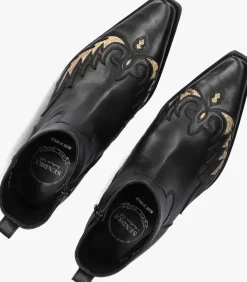 zwarte sendra cowboylaarzen 12185p