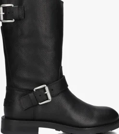 zwarte shabbies biker boots alyd mia