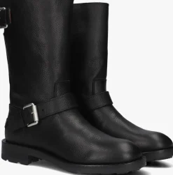 zwarte shabbies biker boots alyd mia