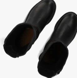 zwarte shabbies biker boots alyd mia