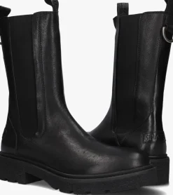 zwarte shabbies chelsea boots jacy shelly