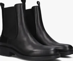 zwarte shabbies chelsea boots dean shelley