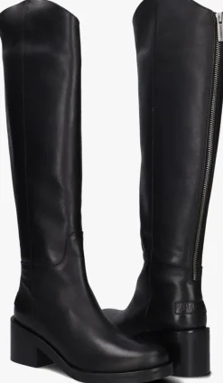 zwarte shabbies hoge laarzen lakey ride